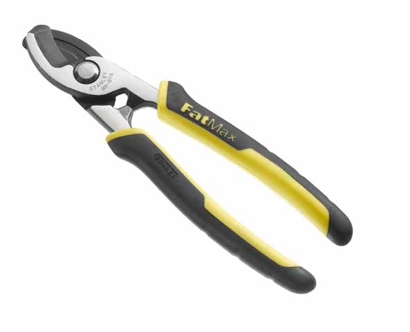 Кусачки для кабеля Stanley FatMax, 21,5 см0-89-874 Кусачки для кабеля Stanley FatMax, 21,5 см0-89-874Кусачки для кабеля Stanley FatMax имеют эргономичные накладки на рукоятках, стойкие к воздействию наиболее распространенных химикатов. Инструмент изготовлен ковкой и термообработкой из высокохромистой стали для прочности и долгого срока службы. Характеристики:Материал: сталь, резина, пластик. Размер кусачек: 21,5 см х 5 см х 2 см. Размер ручки: 11 см х 5 см х 2 см. Размер упаковки: 25 смх 7 см х 2 см.