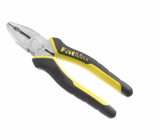 Плоскогубцы комбинированные Stanley FatMax, 20 см0-89-868 Плоскогубцы комбинированные Stanley FatMax, 20 см0-89-868Плоскогубцы комбинированные Stanley FatMax изготовлены ковкой и термообработкой из высокохромистой стали для прочности и более долгого срока службы. Эргономичные накладки на рукоятках обеспечат вам удобство и надежный контроль при работе. Характеристики: Материал:сталь, пластик, резина. Размер ручки:14 см х 5,5 см х 2 см. Размер плоскогубцев: 20 см х 5,5 см х 2 см. Размер упаковки: 24,5 см х 8 см х 2 см.