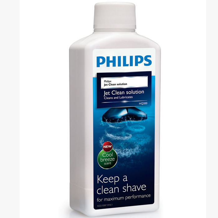 Philips HQ200/50 жидкость для очистки бритвHQ200/50 Philips HQ200/50 жидкость для очистки бритвHQ200/50Чистая бритва гарантирует превосходные результаты бритья. Используйте жидкость для очистки Philips Jet Clean HQ200/50 с системой Jet Cleaning для тщательной очистки бритвенных головок Philips.Гарантирует превосходные результаты бритья: Жидкость для очистки Jet Clean очищает и смазывает бритвенные головки. Освежающий аромат бритвенных головок: Приятный аромат бритвенных головок для невероятно чистого и освежающего бритья с помощью электробритвы. Тщательная очистка: После очистки бритвенные головки вашей электробритвы Philips будут выглядеть и работать как новые.Емкость: 300 мл Содержимого хватает приблизительно до 1 месяца использования