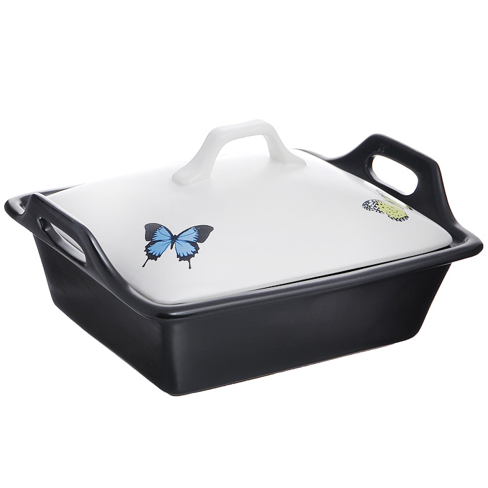 Кастрюля керамическая Frybest Keramika c крышкой, 0,95 л. 08N-5/S08N-5/S Кастрюля керамическая Frybest Keramika c крышкой, 0,95 л. 08N-5/S08N-5/SКастрюля Frybest, выполненная из огнестойкой керамики, станет незаменимой на вашей кухне. Благодаря толстым керамическим стенкам, в кастрюле особо удаются тушеные и томленые блюда. Плотное прилегание керамической крышки позволяет добиться равномерной циркуляции тепла внутри кастрюли, за счет чего продукты готовятся равномерно и не пригорают.Кастрюля Frybest - это сочетание традиционных линий в дизайне, использовании экологически чистых материалов и современные решения в использовании. Такая кастрюля безвредна для организма человека. В керамической кастрюле Frybest можно готовить не только в печи, духовке и микроволновых печах, но и прямо на варочной поверхности электрических, стеклокерамических и газовых плит. Можно использовать эту посуду для хранения продуктов в холодильнике и морозильнике, а также для сервировки стола. Приготовленные в керамической посуде блюда сохраняют все витамины, а благодаря низкой теплопроводности материала, блюда приобретают незабываемый вкус. Подходит для всех плит, кроме индукционных. Характеристики: Материал: огнестойкая керамика. Объем: 0,95 л. Размер кастрюли:23,5 см х 19,5 см. Высота стенок:7,5 см. Размер упаковки: 26 см х 20,5 см х 11 см. Производитель:Китай. Артикул:08N-5/5.