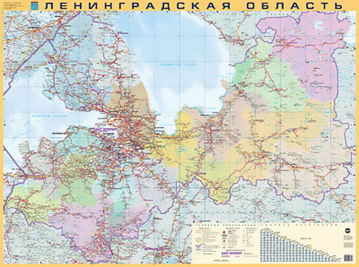 Карта Ленинградской Области Купить Спб