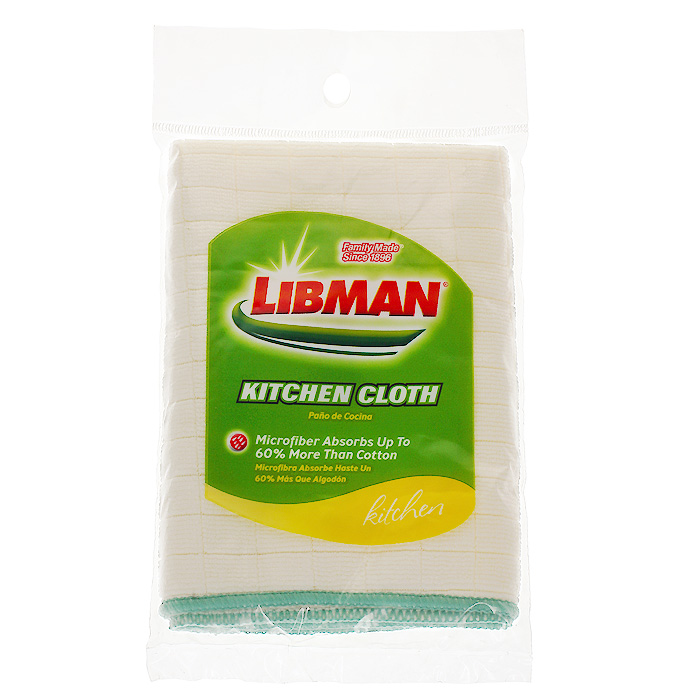 Салфетка кухонная Libman, микрофибра, цвет: белый, 30 х 30 см00243 Салфетка кухонная Libman, микрофибра, цвет: белый, 30 х 30 см00243Кухонная салфетка Libman выполнена из микрофибры. Она идеально подходит для протирания различных кухонных поверхностей, таких как стол, плита и прочая кухонная утварь и техника. Характеристики:Материал: микрофибра (полиамид, полиэстер). Размер салфетки: 30 см х 30 см. Цвет: белый. Артикул: 00243.