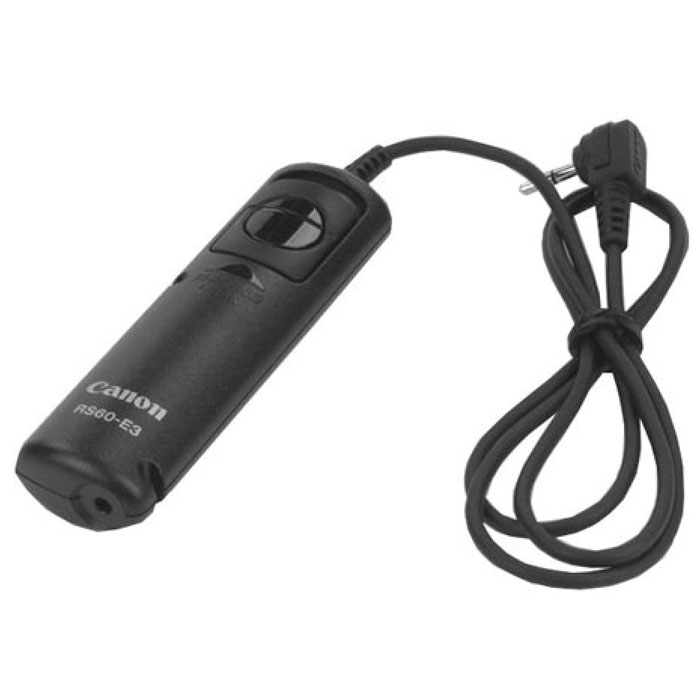 Canon RS-60E3 проводной пульт ДУ для 300D/ 350D/ 450D/ 500D/ 550D/ 600D/ 1000D/ 1100D/ 60D/ G11/ G12/ G1X2469A002 Canon RS-60E3 проводной пульт ДУ для 300D/ 350D/ 450D/ 500D/ 550D/ 600D/ 1000D/ 1100D/ 60D/ G11/ G12/ G1X2469A002Проводной пульт дистанционного управления Canon RS-60E3 для зеркальных фотокамер Canon. Имеет три положения спусковой кнопки: нажатие наполовину - осуществляется автофокусировка и замер экспозиции; нажатие до конца - происходит срабатывание затвора; фиксирование в нажатом положении - длительная выдержка.