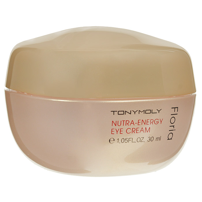 Tonymoly Floria Nutra Energy Eye Cream Крем для век, энергетический, 30 мл764423 Tonymoly Floria Nutra Energy Eye Cream Крем для век, энергетический, 30 мл764423Крем подходит для ежедневного ухода за кожей вокруг глаз. Обладает подтягивающим и восстанавливающим эффектом. Аргановое масло в составе крема питает и увлажняет кожу. Кроме основных компонентов серии Nutra-Energy в состав крема входят также пептиды - один из самых эффективных антивозрастных ингридиентов в косметологии. Быстро впитывается и хорошо подходит для использования утром под макияж.Содержит 65% экстракта Safflower (Сафлор) - благоприятно влияет на лимфоток, способствуя выведению токсинов и уменьшению отечности. Основным действующим веществом является рутин, который обладает способностью уплотнять стенки сосудов и уменьшать их ломкость.Применение: нанесите на чистую кожу вокруг глаз. Используйте утром и вечером. Марка Tony Moly чаще всего размещает на упаковке (внизу или наверху на спайке двух сторон упаковки, на дне банки, на тубе сбоку) дату изготовления в формате: год/месяц/дата.