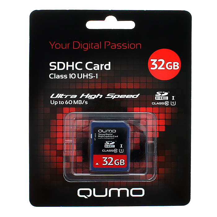 QUMO SDHC Class 10 32GB UHS-I