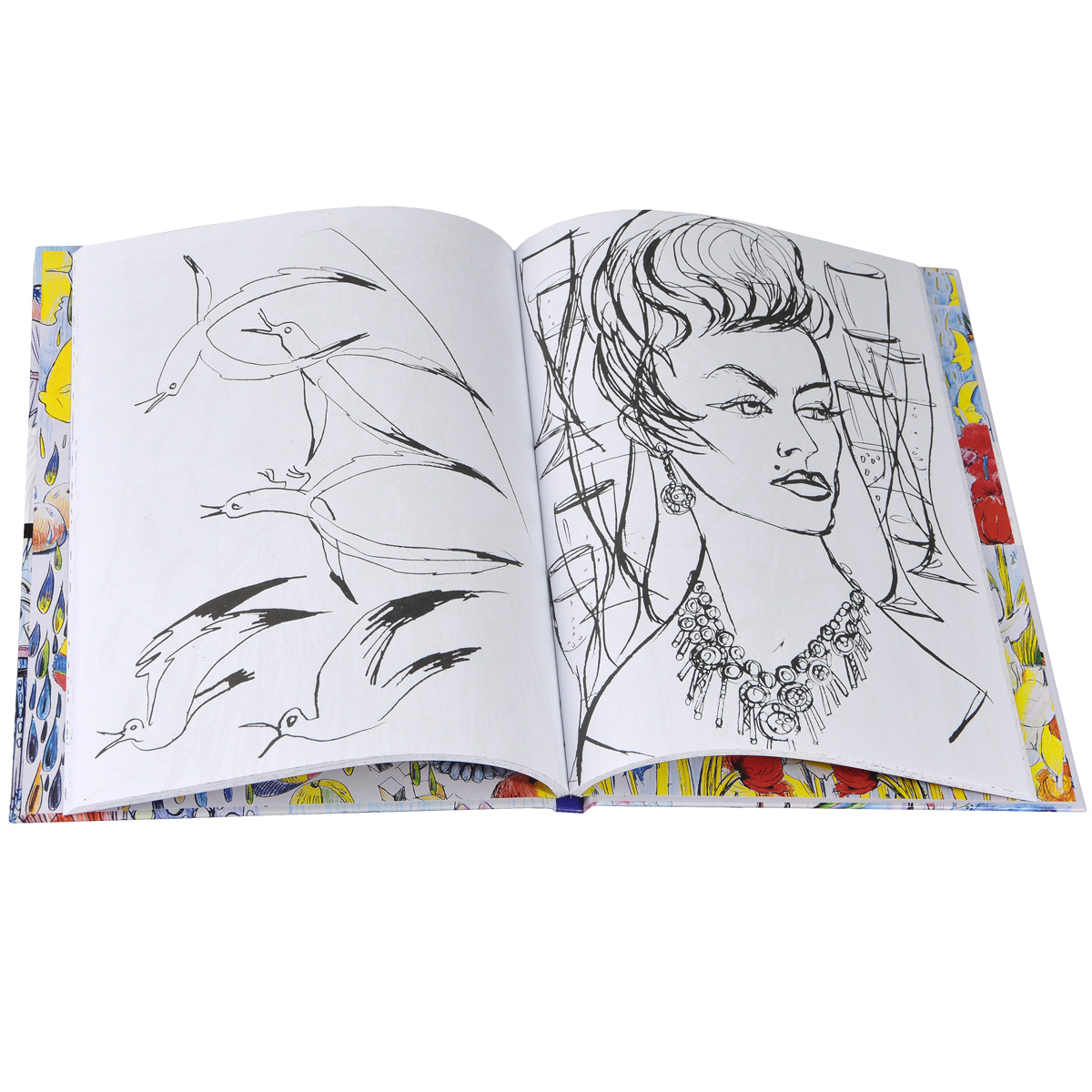 Мода книжка раскраска