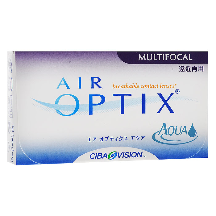 Alcon-CIBA Vision контактные линзы Air Optix Aqua Multifocal (3шт / 8.6 / 14.2 / +2.25 / High)