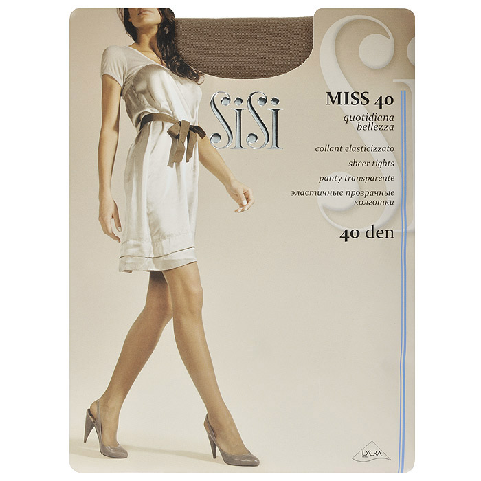 Колготки женские Sisi Miss 40, цвет: загар. SNL-004985. Размер 4