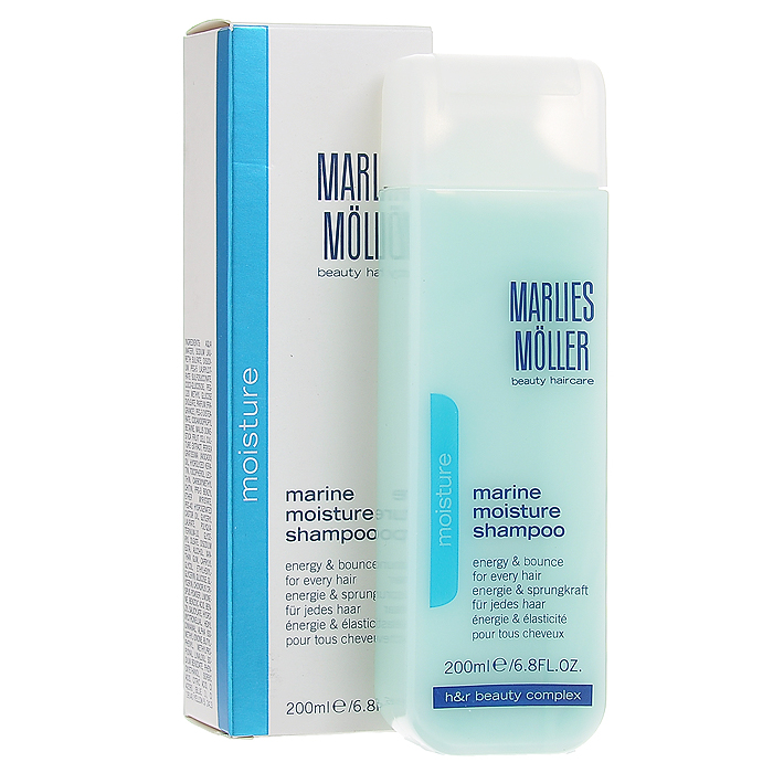 Marlies Moller Шампунь Moisture, увлажняющий, 200 мл21067MMs Marlies Moller Шампунь Moisture, увлажняющий, 200 мл21067MMsБережно очищает волосы и кожу головы. Обеспечивает волосам увлажнение без утяжеления и комфорт для кожи головы. Придает мгновенную эластичность и энергию. Укрепляет волосы от корней до кончиков для более здорового блеска и бесподобного сияния. Премиальный уход с профессиональным эффектом. Высокая концентрация активных компонентов. Мягкое средство без силиконов, позволяет частое применение.В зависимости от длины волос возьмите небольшое количество шампуня (размером с 1-2 лесных ореха) и вспеньте его в ладонях. Легкими круговыми массажными движениями нанесите шампунь, расположив одну руку спереди, другую - на затылке. Повторите массажные движения столько раз, сколько Вам нравится. Тщательно ополосните голову.