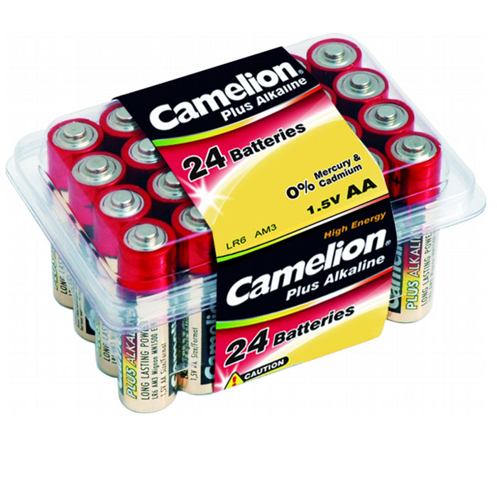 Camelion LR6-PB24 Plus, батарейки 1.5В, 24 шт