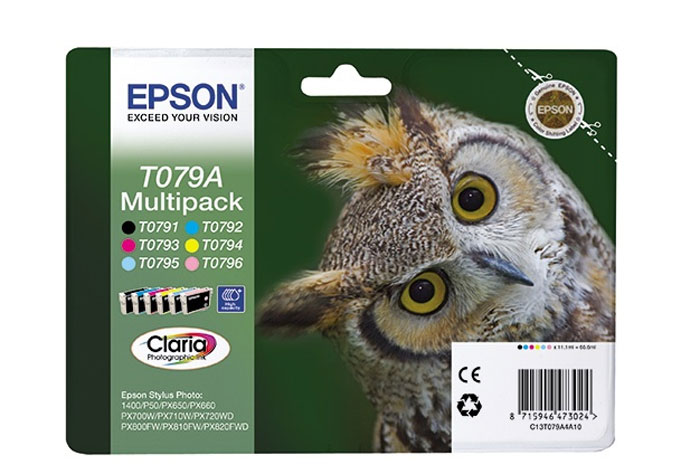Epson T079A Multipack (C13T079A4A10) комплект картриджей для Stylus Photo P50/PX660