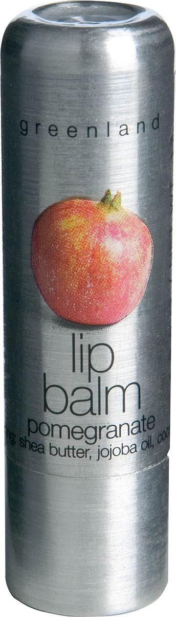 Greenland Бальзам для губ Balm & Butter, с гранатом, 3,9 г0978-BB14 Greenland Бальзам для губ Balm & Butter, с гранатом, 3,9 г0978-BB14Бальзам для губ увлажняет и питает, оставляя легкий блеск на губах. Мягкая обволакивающая текстура на основе пчелиного воска создает защитную пленку на губах, при этом не забивает поры и не вызывает привыкания. Гранат – аромат искушения - тонкий, терпкий, свежий, с нотками легкой горечи... Способ применения: Наносите на чистую сухую кожу губ. Характеристики:Вес: 3,9 г. Артикул: 0978-BB14. Производитель: Нидерланды. Товар сертифицирован.Состав: клещевина, октилдодеканол, пчелиный воск, канделильский воск, карнаубский воск, масло жожоба, какао масло, этилгексил гидроксистеарат, каприлил/каприк триглицерид, этилгексил палмитат, масло ши, изодецилнеопентаноат, токоферол ацетат, бисаболол, лецитин.