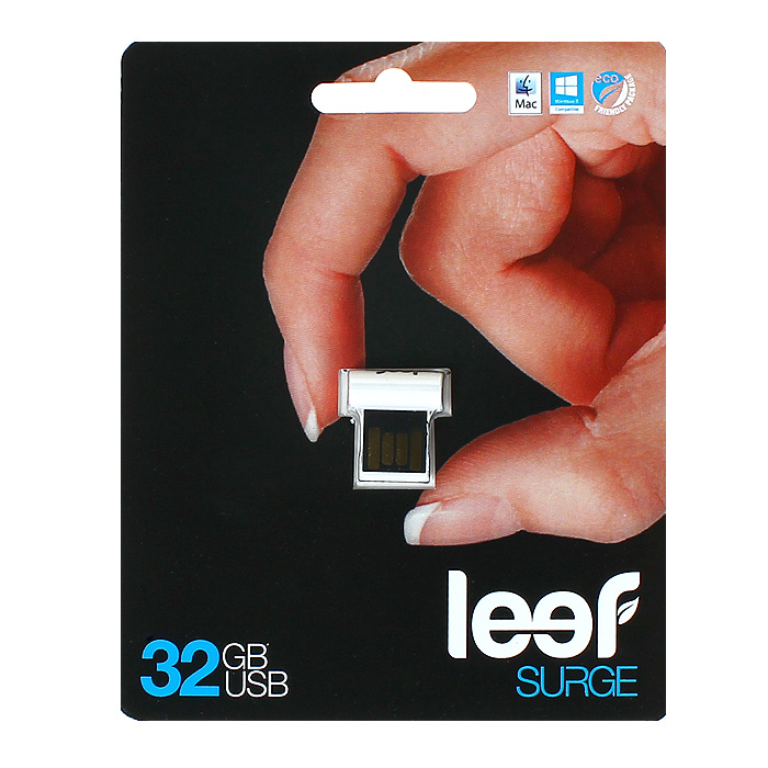 Leef Surge 32GB, White USB-накопитель