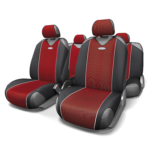 Чехлы-майки Autoprofi Carbon, полиэстер под карбон, цвет: красный, 9 предметов. CRB-802 RDCRB-802 RD Чехлы-майки Autoprofi Carbon, полиэстер под карбон, цвет: красный, 9 предметов. CRB-802 RDCRB-802 RDAutoprofi Carbon - наиболее респектабельная модель автомобильных чехлов-маек. Материал изделия повторяет переливающийся рисунок настоящего карбона и придает чехлам презентабельный и дорогой вид. Для автомобильного интерьера с карбоновыми элементами чехлы Carbon являются наиболее гармоничным дополнением. По форме чехлы напоминают майку. Благодаря этому они быстро и без усилий надеваются на кресла, не требуя демонтажа подголовников или подлокотников. Эластичный полиэстер изделий позволяет использовать их на любых типах сидений.Комплектация: - 1 сиденье заднего ряда, - 1 спинка заднего ряда, - 2 чехла переднего ряда, - 5 подголовников, - набор фиксирующих крючков.Особенности: Использование с любыми типами сиденийТолщина поролона - 2 ммПолиэстер с рисунком карбон
