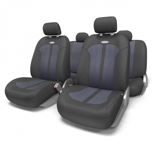 Набор авточехлов Autoprofi Selection, цвет: черный, 11 предметов. Размер MSEL-1105 BK/BK (M) Набор авточехлов Autoprofi Selection, цвет: черный, 11 предметов. Размер MSEL-1105 BK/BK (M)Универсальные чехлы Selection выполнены в классическом стиле. Они подходят к большинству типов сидений и не требуют больших усилий при установке. Качественное облегание кресел достигается за счет эластичности велюра, из которого сделаны чехлы.Центральная часть чехлов Selection изготовлена из плотного велюра. Он включает в себя оригинальные вкрапления из тонких, едва заметных нитей красного и синего цвета, которые очень привлекательно переливаются на свету.Основные особенности авточехлов Selection:- 3 молнии в спинке заднего ряда; - толщина поролона: 5 мм; - карманы в спинках передних сидений. Комплектация: - 1 сиденье заднего ряда; - 1 спинка заднего ряда; - 2 сиденья переднего ряда; - 2 спинки переднего ряда; - 5 подголовников; - набор фиксирующих крючков.