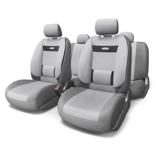 Набор ортопедических авточехлов Autoprofi Comfort, велюр, цвет: темно-серый, светло-серый, 11 предметов. Размер M. COM-1105 D.GY/L.GY (M)COM-1105 D.GY/L.GY (M) Набор ортопедических авточехлов Autoprofi Comfort, велюр, цвет: темно-серый, светло-серый, 11 предметов. Размер M. COM-1105 D.GY/L.GY (M)COM-1105 D.GY/L.GY (M)Эргономичные авточехлы Comfort обладают анатомической формой с объемной боковой поддержкой спины и поясничным упором, которые обеспечивают наиболее удобную осанку водителя и переднего пассажира, снижая усталость от многочасовых поездок. В качестве внешнего материала в чехлах Comfort используется жаропрочный велюр, который не электризуется и не выцветает на солнце. Широкая гамма расцветок чехлов позволяет подобрать их практически к любому оформлению салона автомобиля.Основные особенности авточехлов Comfort:- боковая поддержка спины; - 3 молнии в спинке заднего ряда; - 3 молнии в сиденье заднего ряда; - карманы в спинках передних сидений; - поясничный упор; - использование с боковыми airbag; - толщина поролона: 5 мм;- предустановленные крючки на широких резинках. Комплектация: - 1 сиденье заднего ряда; - 1 спинка заднего ряда; - 2 сиденья переднего ряда; - 2 спинки переднего ряда; - 5 подголовников; - набор фиксирующих крючков.