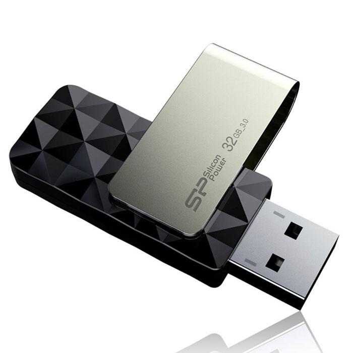 Silicon Power Blaze B30 32GB, Black USB-флэш накопитель