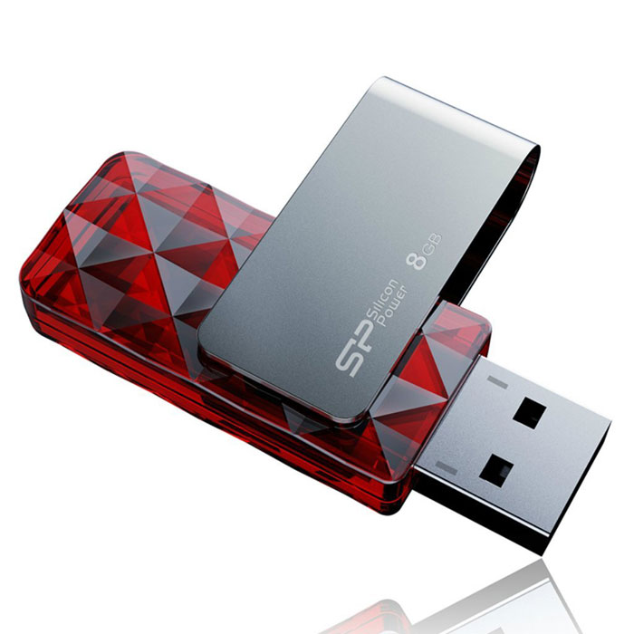 Silicon Power Ultima U30 8GB, Red USB-флэш накопитель