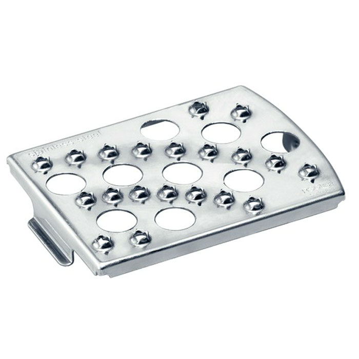 Bosch MCZ4RS1 MCM насадка-диск терка крупнаяMCZ4RS1 Bosch MCZ4RS1 MCM насадка-диск терка крупнаяMCZ4RS1Bosch MCZ4RS1 MCM - вставка-терка из нержавеющей стали для комбайнов серии MCM4.