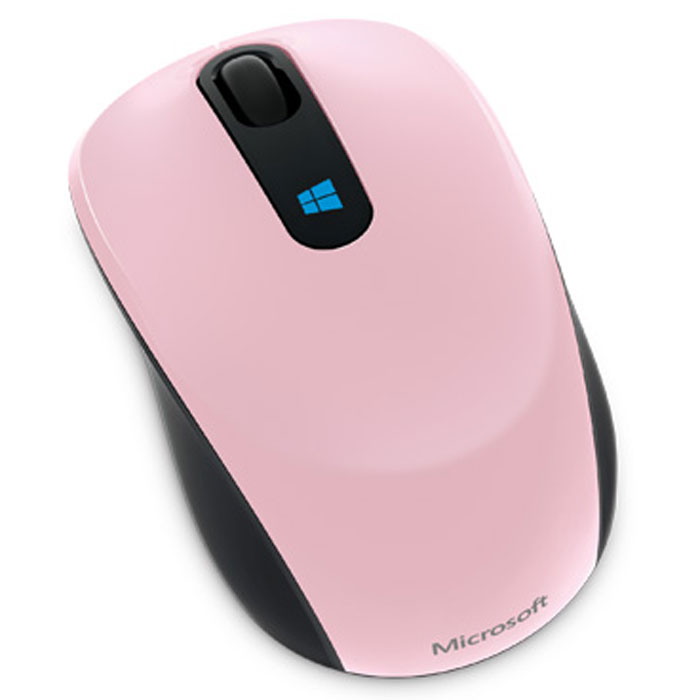 Microsoft Sculpt Mobile Mouse, Pink беспроводная мышь43U-00020 Microsoft Sculpt Mobile Mouse, Pink беспроводная мышь43U-00020Беспроводная компактная мышь Microsoft Sculpt Mobile Mouse.Кнопка Windows на Sculpt Mobile Mouse — это новая впечатляющая функциональная возможность, отлично работающая с Windows 8. Нажмите эмблему Windows, чтобы сразу же перейти к начальному экрану и всем закрепленным на нем важным приложениям.От редактирования презентаций до общения с друзьями по сети — Sculpt Mobile Mouse во всем проявит себя удобным и надежным соратником в условиях современной мобильной жизни. Ее компактный дизайн и технология BlueTrack Technology, обеспечивающая работу практически на любой поверхности, делают из нее идеальное устройство для работы в офисе и вне его. Благодаря этой беспроводной мыши, подключающейся по mini-USB, на вашем столе (или кофейном столике) появится больше места и комфорта.Классическая форма Sculpt Mobile Mouse в сочетании с четырехмерным колесом прокрутки обеспечивают интуитивность в использовании и удобно лежит в любой из рук. Наклоны колеса влево и вправо обеспечивают горизонтальную прокрутку, удобную при навигации по начальному экрану, перемещении по широким документам.