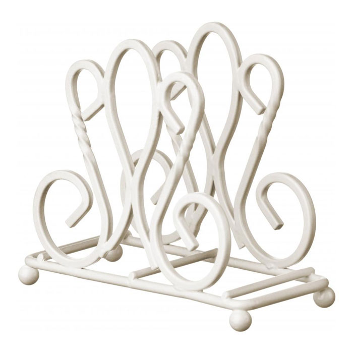 Салфетница Premier Housewares De Lis, цвет: белый0508282 Салфетница Premier Housewares De Lis, цвет: белый0508282Оригинальная салфетница Premier Housewares De Lis выполнена из окрашенной стали. Она отличается устойчивостью и вместительностью, а изящный дизайн прекрасно впишется в интерьер вашей кухни. Характеристики:Материал: сталь. Цвет: белый. Размер салфетницы: 14 см х 6 см х 12,5 см. Артикул: 0508282.