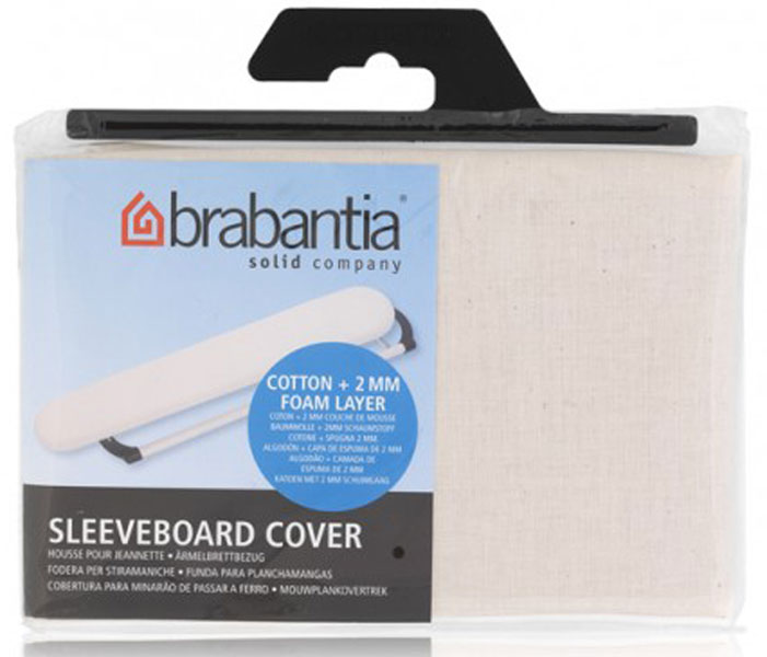 Чехол для гладильной доски Brabantia Perfect Fit, для рукава, 2 мм, 60х10 см, цвет: экрю. 204364204364 Чехол для гладильной доски Brabantia Perfect Fit, для рукава, 2 мм, 60х10 см, цвет: экрю. 204364204364Всегда идеально натянутый чехол без складок для комфортного глажения. Легко и удобно фиксируется на доске с помощью фиксатора затягивающего шнура. Изготовлен из прочной хлопчатобумажной ткани и легко стирается.