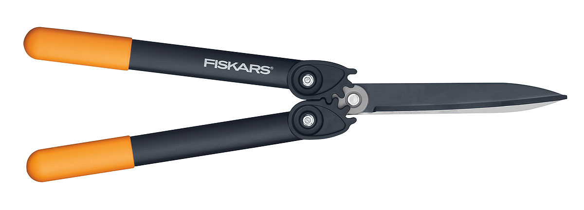 Ножницы для подрезания живой изгороди Fiskars HS72, с двойным шестеренчатым приводом