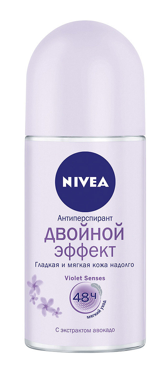 NIVEA Антиперспирант шарик Двойной Эффект 50 мл10043483 NIVEA Антиперспирант шарик Двойной Эффект 50 мл10043483Женский дезодорант-антиперспирант Nivea Двойной эффект с экстрактом авокадо гарантирует надежную защиту от пота в течение 48 часов и способствует чистому бритью. Результат - гладкая и мягкая кожа надолго. Не содержит спирта. Характеристики:Объем: 50 мл. Производитель: Германия. Артикул: 83763. Товар сертифицирован.