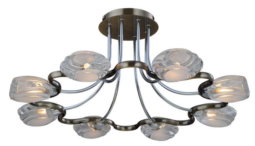 Потолочный светильник ST Luce SL197 132 08SL197 132 08 Потолочный светильник ST Luce SL197 132 08SL197 132 08Люстра SL197.132.08 - выполнена в классическом стиле. Для изготовления этой модели были использованы высококачественные материалы, такие как металл и стекло. Световой поток, направленный вниз, не создает теней и дает хорошее яркое освещение вашей комнаты.