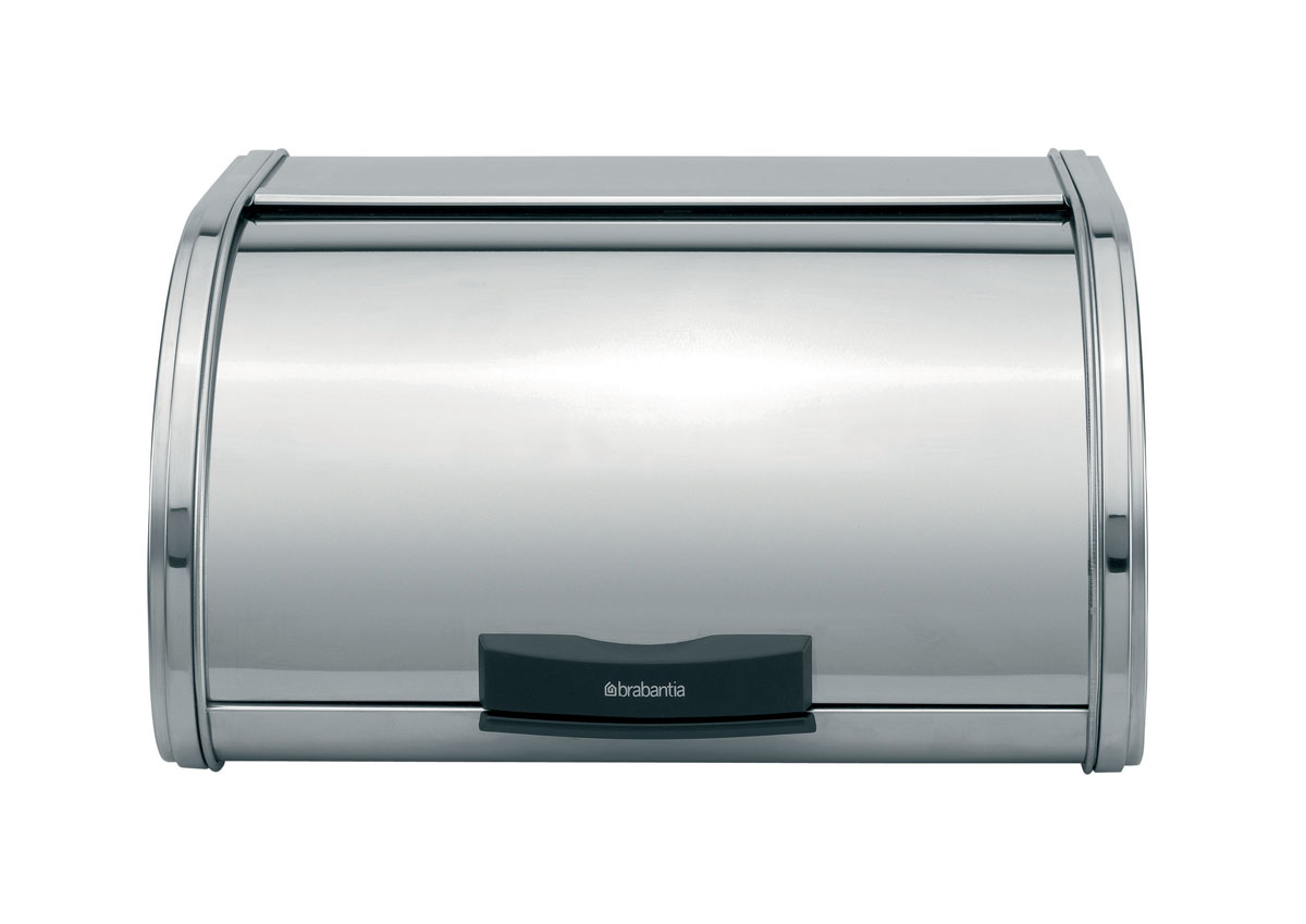 Хлебница Brabantia Touch Bin, цвет: стальной полированный. 397080397080 Хлебница Brabantia Touch Bin, цвет: стальной полированный. 397080397080Благодаря уникальной запатентованной системе Touch Bin хлебница бесшумно открывается одним касанием. Изделие изготовлено из коррозионностойких материалов, имеет длительный срок службы и удобно в очистке. Эта хлебница компактна в использовании благодаря сдвигающейся крышке, которой не требуется дополнительное пространство при открывании. Плоская верхняя поверхность обеспечивает дополнительное место для хранения емкостей Brabantia и других предметов. 10-летняя гарантия Brabantia.