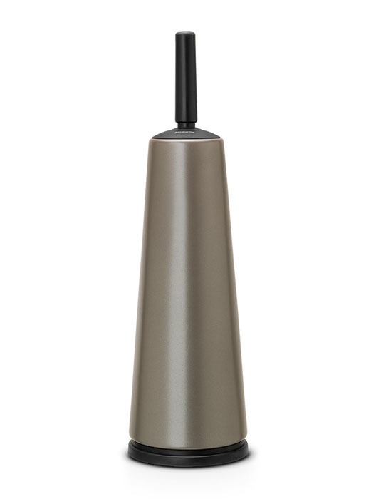 Ершик туалетный Brabantia Classic, с держателем, цвет: платиновый. 477324477324 Ершик туалетный Brabantia Classic, с держателем, цвет: платиновый. 477324477324Устойчивость к коррозии – идеальное решение для ванной или туалетной комнаты. Ершик эстетично спрятан в подставке. Прост в очистке. Изготовленная из пластика щетка легко чистится и имеет длительный срок службы. Превосходно сочетается держателем для туалетной бумаги, мусорными баками и другими изделиями Brabantia.