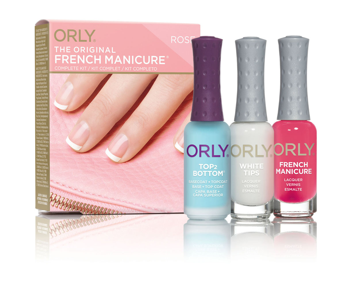 Orly Набор для французского маникюра Rose, 3 х 9 мл22040 Orly Набор для французского маникюра Rose, 3 х 9 мл22040Оригинальность и непревзойденность французской классики в разработке американского создателя и основателя корпорации Orly Джефа Пинка! Французский маникюр – это более 35 лет успеха, это нейл-дизайн, подходящий для офисного дресс-кода и для вечеринки, ко дню свадьбы и к изысканным моделям одежды от кутюр.Для тех, кто предпочитает французский маникюр в яркой интерпретации - отличным вариантом станет набор Rose, где белую линию улыбки производитель комбинирует с розовым лаком. Комплект включает в себя базовое и верхнее покрытие 2 в 1 Top2Bottom, лак для основного тона и лак French Tip, созданный специально для аккуратной прорисовки линии улыбки, трафареты. Способ применения: в качестве базового покрытия нанести Top2Bottom, затем 1-2 слоя лака основного цвета и аккуратно прорисовать улыбку покрытием French Tip. Для удобства можно воспользоваться трафаретами для французского маникюра. Завершить процедуру с помощью покрытия Top2Bottom и сушки. Характеристики:Объем: 3 х 9 мл. Количество трафаретов: 26 шт. Товар сертифицирован.Состав: бутилацетат, этилацетат, изопропил, нитроцеллюлоза, триметил ангидрид сополимер, трифенилфосфат, триметилпентанил диизобутират, стеаралкониум бентонит, этилтосиламид, тосиламид-эпоксидная смола, ацетоизобутират сахарозы, стеаралкониум гекторит, этокрилен, бензофенон-1, лимонная кислота, ацетил трибутил цитрат, N-бутиловый спирт, диметикон, пропилацетат, акриловый сополимер, поливинил бутирал, триметилсиликат, полиэтилен терефталат, алюмокальциевый боросиликат, кварц, пигменты.Могут содержаться: слюда, оксихлорид висмута, диоксид титана, черный железооксидный краситель, красный железооксидный краситель.