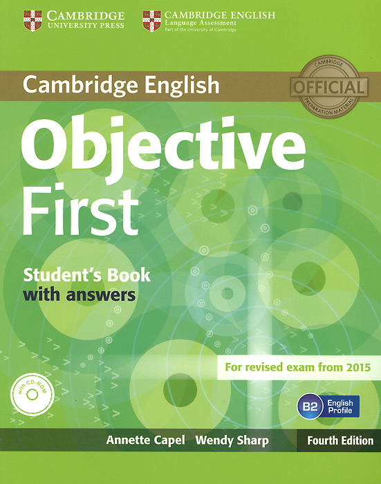 Objective First: Student's Book with Answers (+ CD-ROM) mcintosh c cambridge advanced learner s dictionary cd