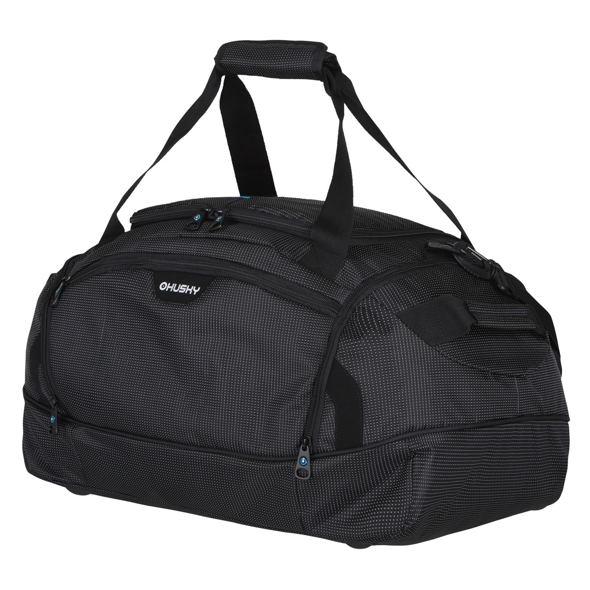 Сумка спортивная Husky Grape 80 L, цвет: черныйУТ-000048762 Сумка спортивная Husky Grape 80 L, цвет: черныйУТ-000048762Комфортная и практичная спортивная сумка Grape 80 L.Особенности модели: Водонепроницаемая ткань, Два боковых кармана, Внутренний органайзер, Съемный наплечный ремень.