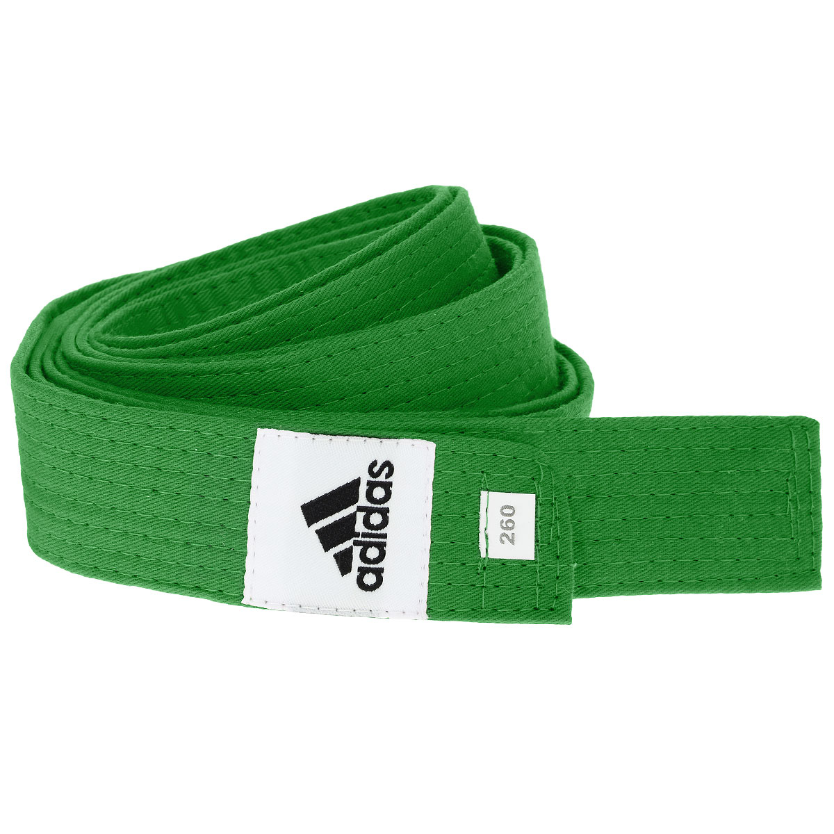 Пояс для единоборств adidas Club, цвет: зеленый. adiB220. Длина 300 см