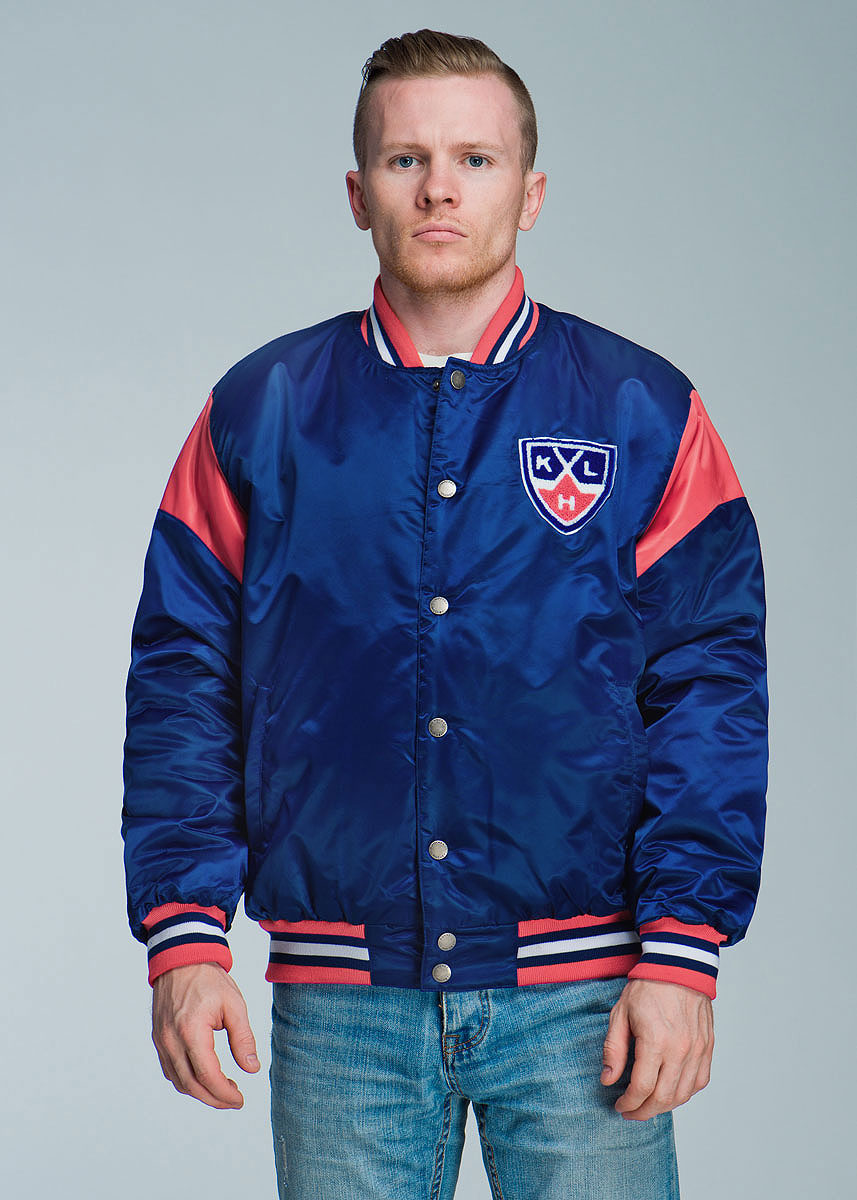 Куртка мужская Atributika & Club КХЛ, цвет: темно-синий, красный. 270500. Размер XS (44)