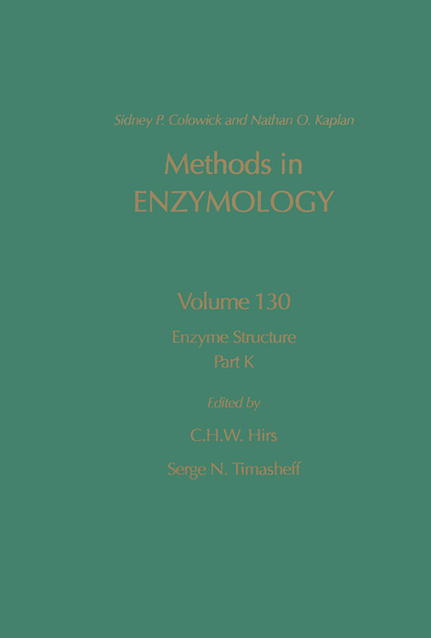Methods in Enzymology, Volume 130: Enzyme Structure, Part K