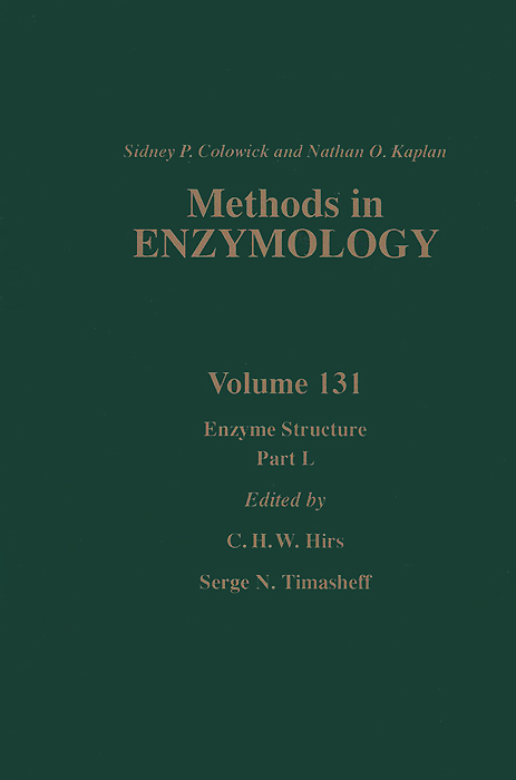 Enzyme Structure: Part L: Volume 131: Enzyme Structure: Part L