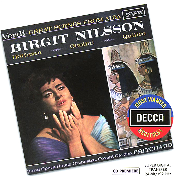 Birgit Nilsson. Verdi. Great Scenes From Aida
