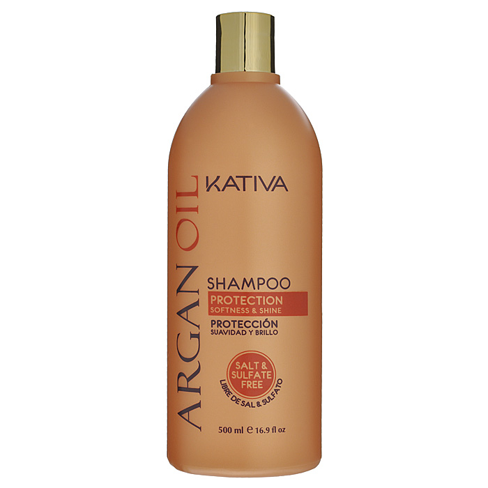 Kativa Увлажняющий шампунь с маслом Арганы ARGAN OIL, 500мл65808402 Kativa Увлажняющий шампунь с маслом Арганы ARGAN OIL, 500мл65808402Активные компоненты, входящие в состав шампуня, возвращают волосам силу, увлажняют и разглаживают по всей длине. Шампунь защищает волосы от пересушивания, вызванного влиянием негативных факторов окружающей среды, а также способствует сохранению цвета окрашенных волос. В состав входит аргановое масло, содержащее витамин Е, антиоксиданты и омега 3 и 9, что способствует предотвращению сухости волос, вызванных агрессивной окружающей средой. Увлажняет, питает и придает волосам блеск и гладкость. Продлевает эффект выпрямления и способствует сохранению цвета.Способ применения: равномерно нанесите на влажные волосы, вспеньте и сделайте легкий массаж. Тщательно смойте. При необходимости повторите процедуру.
