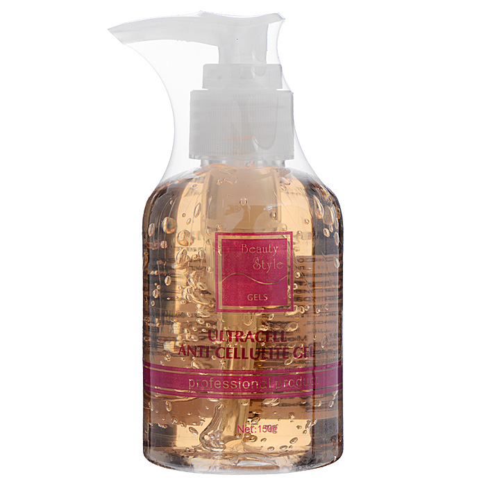 Beauty Style Антицеллюлитный гель для тела Beauty Style «Ультрацелл»4501407 Beauty Style Антицеллюлитный гель для тела Beauty Style «Ультрацелл»4501407Активный гель Beauty Style Ultracell может применяться в процедурах УЗ микромассажа, миостимуляции и микротоковой терапии по телу. Гель имеет активную формулу, которая уменьшает жировые отложения и целлюлит. Благодаря высокому содержанию кофеина и теофиллина, гель нормализует обменные процессы, стимулирует лимфодренаж, устраняет застойные явления, расщепляет стойкие жировые отложения, устраняет апельсиновую корку. Кожа становится подтянутой и упругой. Гель эффективен в отношении целлюлита любой стадии, улучшает микроциркуляцию и активизирует процессы метаболизма жировой ткани. Бромелаин и пепсин в составе геляспособствуют расщеплению фиброзных волокон, характерных для целлюлита поздних стадий. Экстракт померанца ускоряет процесс расщепления жиров, улучшает микроциркуляцию и обмен веществ в проблемных зонах, повышает упругость кожи. Экстракт лимона обладает антицеллюлитным действием, тонизирует. Активный гель может применяться в процедурах УЗ микромассажа и УЗ фонофореза, а также при проведении процедур миостимуляции и микротоковой терапии.