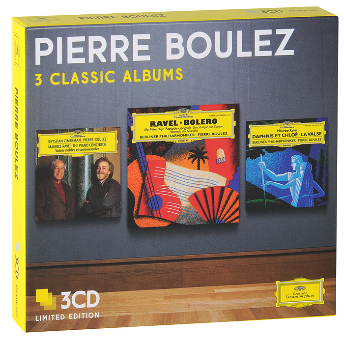 Pierre Boulez. 3 Classic Albums. Limiten Edition (3 CD)
