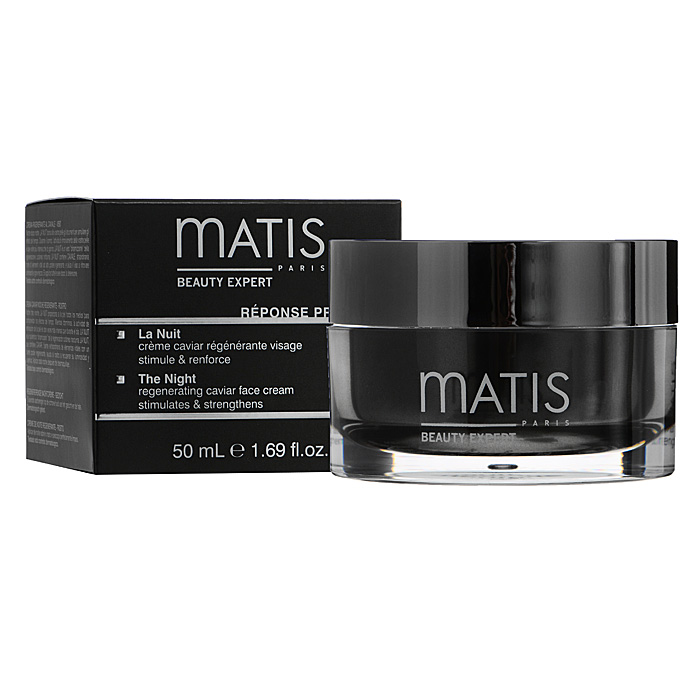 Matis Крем для лица, ночной, 50 мл36894 Matis Крем для лица, ночной, 50 мл36894Ночной крем на основе черной икры - прекрасный стимулятор для обновления клеток в ночное время. Крем с мягкой текстурой и большим количеством активных компонентов. Стимулирует метаболизм и естественное обновление клеток. Питает, увлажняет, оживляет кожу, укрепляет ее защитную систему.Экстракт черной икры, Морской гликоген, Экстракт тамаринда, Масло карите.вечером наносить крем легкими массажными движениями на очищенную кожу лица, шеи и декольте.
