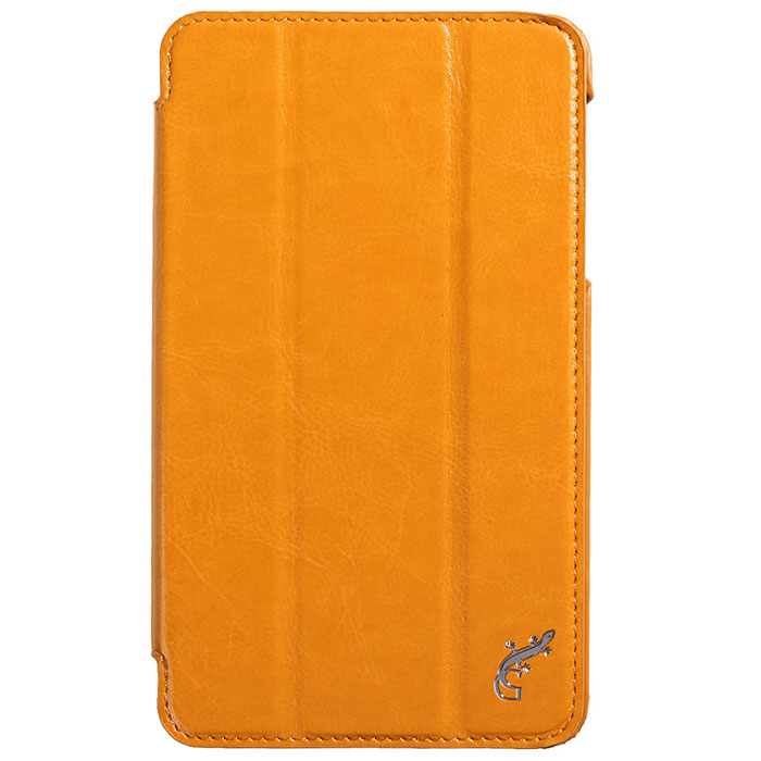 G-case Slim Premium чехол для Samsung Galaxy Tab 4 7.0, OrangeGG-347 G-case Slim Premium чехол для Samsung Galaxy Tab 4 7.0, OrangeGG-347Стильный чехол-книжка G-case Slim Premium для Samsung Galaxy Tab 4 7.0 представляет собой очень полезный аксессуар,основная функция которого защищать планшет от неблагоприятных внешних воздействий. Он выполнен в очень элегантном стиле из высококачественной кожи. Чехол поможет при ударах и падениях, смягчая удары, не позволяя образовываться на корпусе царапинам и потертостям. Он идеально повторяет формы планшета и при этом надежно защищает каждую грань устройства. Все разъемы остаются свободны, а доступ к экрану осуществляется легким движением руки. Кроме того, чехол G-Case Slim Premium можно использовать в качестве двухпозиционной подставки.