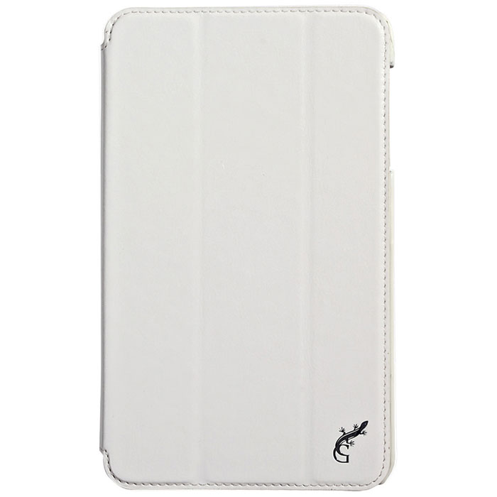 G-case Slim Premium чехол для Samsung Galaxy Tab 4 8.0, WhiteGG-362 G-case Slim Premium чехол для Samsung Galaxy Tab 4 8.0, WhiteGG-362Стильный чехол-книжка G-case Slim Premium для Samsung Galaxy Tab 4 8.0 представляет собой очень полезный аксессуар,основная функция которого защищать планшет от неблагоприятных внешних воздействий. Он выполнен в очень элегантном стиле из высококачественной кожи. Чехол поможет при ударах и падениях, смягчая удары, не позволяя образовываться на корпусе царапинам и потертостям. Он идеально повторяет формы планшета и при этом надежно защищает каждую грань устройства. Все разъемы остаются свободны, а доступ к экрану осуществляется легким движением руки. Кроме того, чехол G-Case Slim Premium можно использовать в качестве двухпозиционной подставки.
