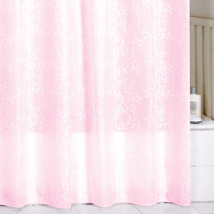 Штора для ванной комнаты Milardo Pink Leaf, 180 х 200 см SCMI085PSCMI085P Штора для ванной комнаты Milardo Pink Leaf, 180 х 200 см SCMI085PSCMI085PШтора для ванной комнаты Milardo, изготовлена из полиэстера с водоотталкивающей пропиткой, декорирована витиеватым рисунком. Штора быстро сохнет, легко моется (разрешена деликатная стирка в стиральной машине при температуре 30°С без отжима) и обладает повышенной износостойкостью, благодаря двойной обработке краев и устойчивым красителям. Вверху предусмотрены пластиковые люверсы. В комплекте также имеется 12 пластиковых колец. Штора для ванной Milardo порадует вас своим ярким дизайном и добавит уюта в ванную комнату.