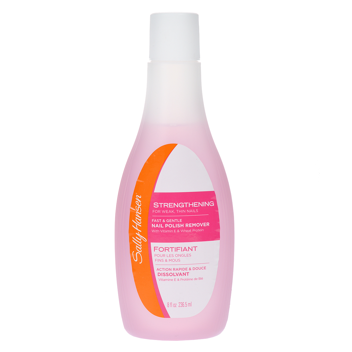 Sally Hansen Жидкость для снятия лака укрепляющая Strengthening For Weak, Thin Nails - Fast & Gentle Polish Remover, для слабых тонких ногтей, 236,5 мл30995014000 Sally Hansen Жидкость для снятия лака укрепляющая Strengthening For Weak, Thin Nails - Fast & Gentle Polish Remover, для слабых тонких ногтей, 236,5 мл30995014000Удаление лака с мягких и тонких ногтей без вреда! Уникальное средство, обогащенное витаминами и протеинами мягко и быстро удаляет лак, одновременно восстанавливая ногтевую пластину.Перед покупкой определите состояние Ваших ногтей и выберите оптимальный именно для Вас вариант жидкостиНебольшое количество жидкости нанести на ватный диск и снять лак.