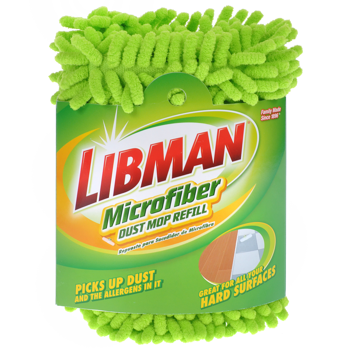 Насадка сменная Libman, для швабры, цвет: салатовый, длина 48 см. 0019630030-A Насадка сменная Libman, для швабры, цвет: салатовый, длина 48 см. 0019630030-AСменная насадка Libman изготовлена из микрофибры. Подходит для полотеров с длиной моющей поверхности 48 см. По краям имеет кармашки для фиксации на швабре. Идеальна для сухой уборки великолепно притягивают и собираю пыль и другие загрязнения.
