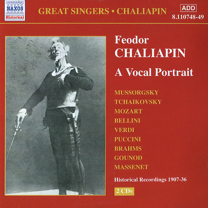 Feodor Chaliapin. A Vocal Portrait (1907-1936) (2 CD)