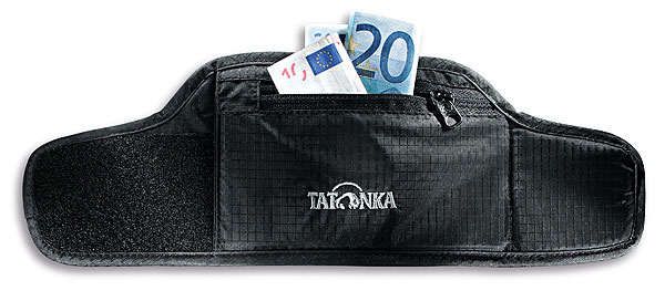 Кошелек на запястье Tatonka "Skin Wrist Wallet", потайной, цвет: черный